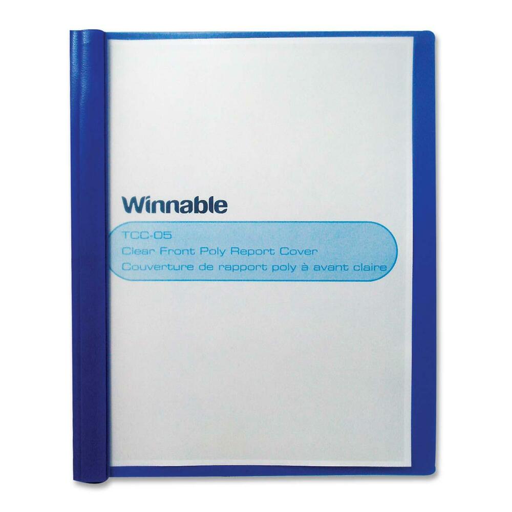 Clear Front Report Cover